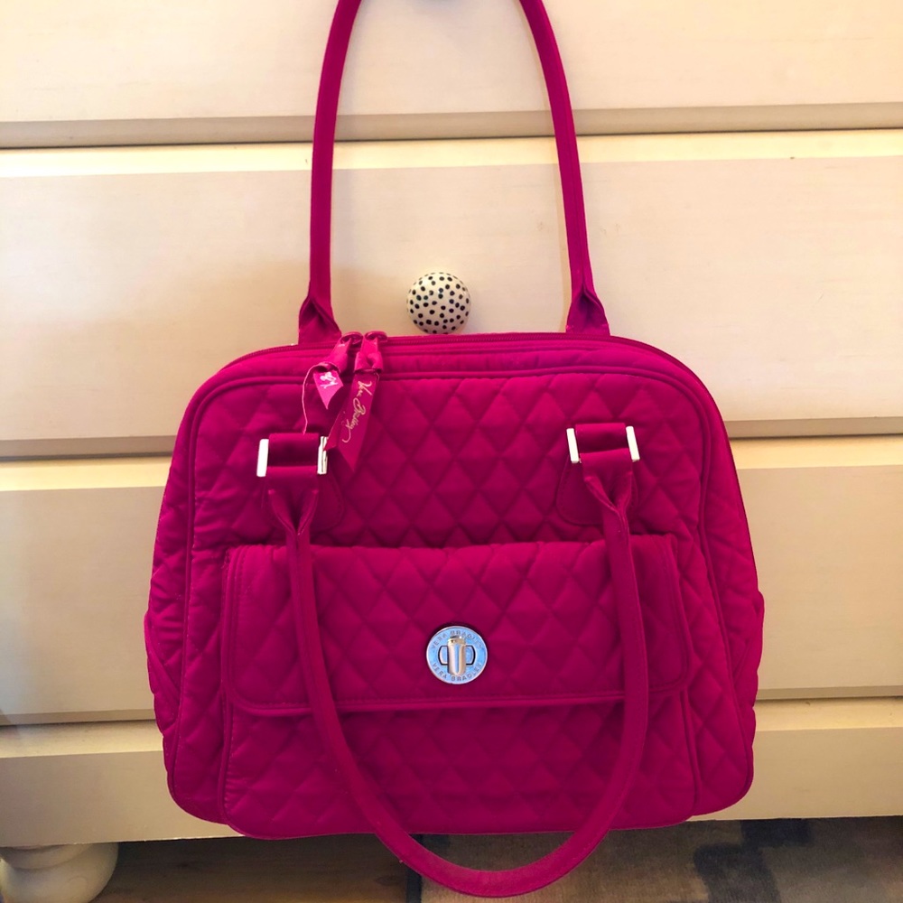 Vera Bradley Turnlock Satchel